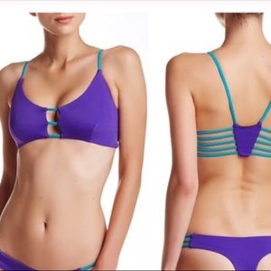 Sole East Reversible Rincón Bikini Top Sz M